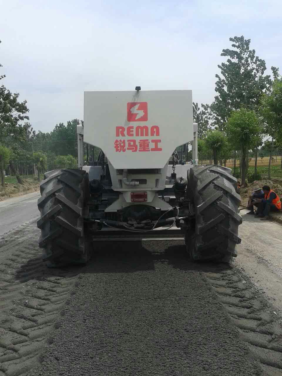 WR2300V，淮陽省道冷再生效果